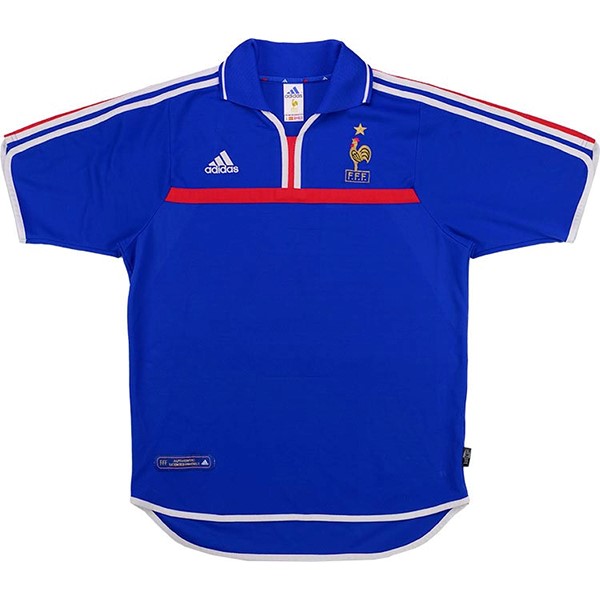 Camiseta Francia Primera Retro 2000 Azul